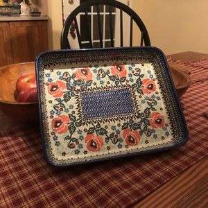Polish stoneware dish